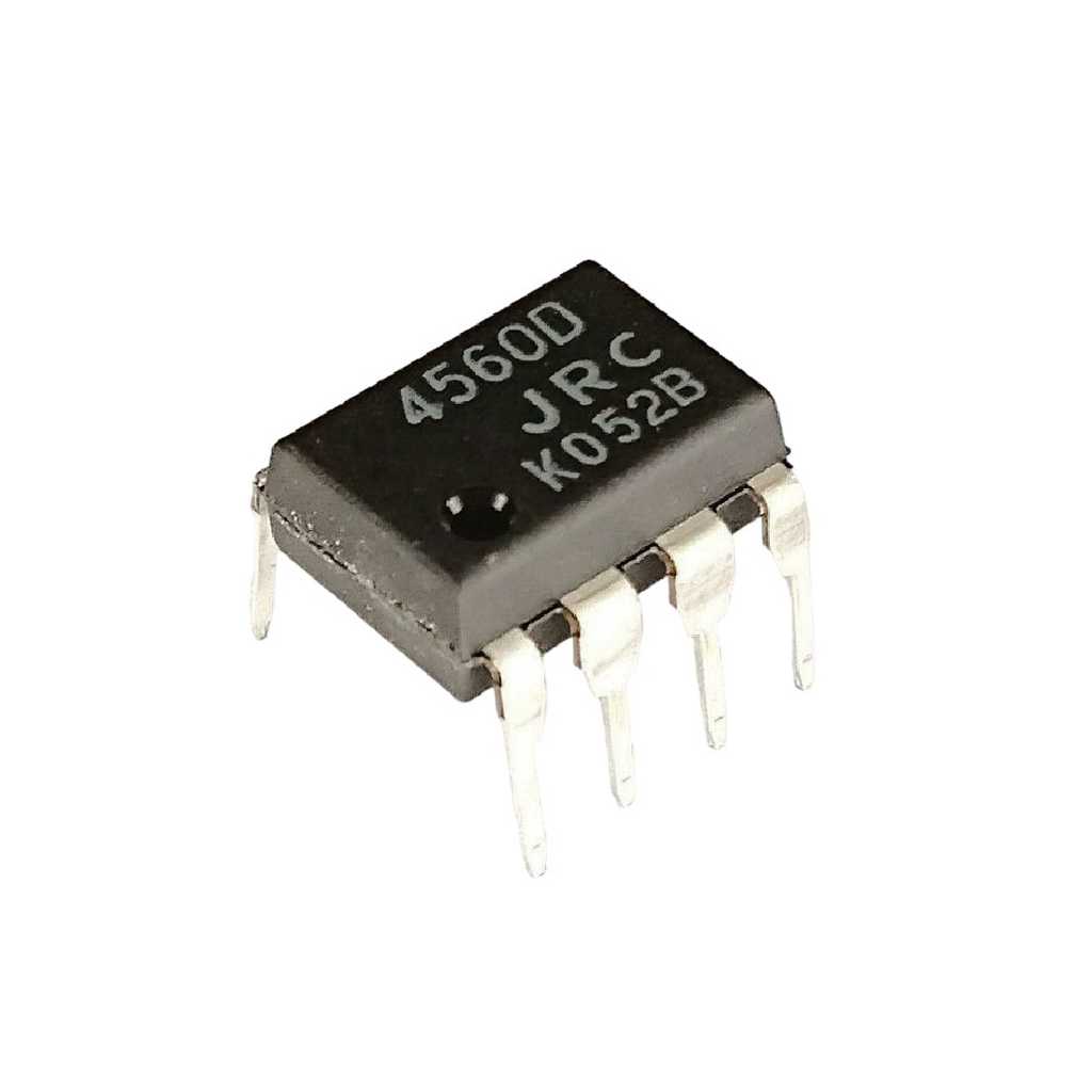 NJM4560D 4560D DUAL OPERATIONAL AMPLIFIER IC ไอซี ยี่ห้อ JRC