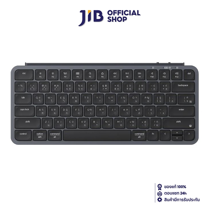WIRELESS KEYBOARD (คีย์บอร์ดไร้สาย) KEYCHRON B1 PRO (SPACE GRAY) (SCISSOR SWITCH NON-BACKLIT EN/TH) 