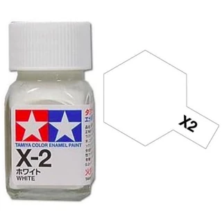 Tamiya Enamel Paint X1-X34 Gloss , XF1-XF85 Flat สีโมเดล Enamel Paint สำหรับ Gunpla Model Kit 10ml