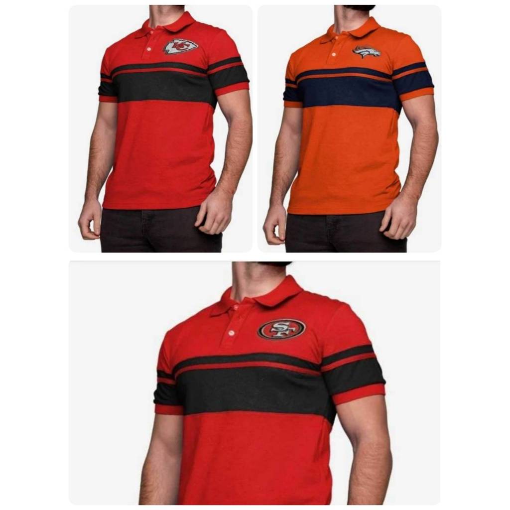 NFL Team Apparel Polo Shirt เสื้อโปโลงานแท้ NFL