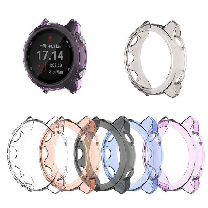 เคส Garmin forerunner 245/245m/645/645m เคส TPU แบบนิ่มกันหน้าจอกระแทก พร้อมส่ง ส่งของไวทุกวันจากไทย