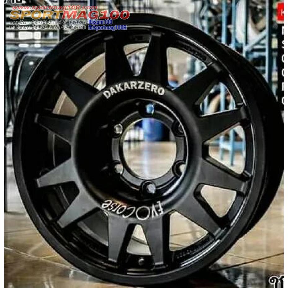 ล้อแม็กซ์ Kspeed EVO Cross 361 สีดำด้าน 8-16นื้ว 6รู139 ET10 [21376]