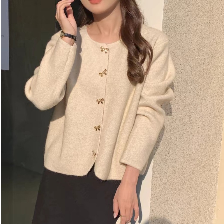 Hailey cardigan เสื้อหนาวไหมพรมแขนยาวTS1931