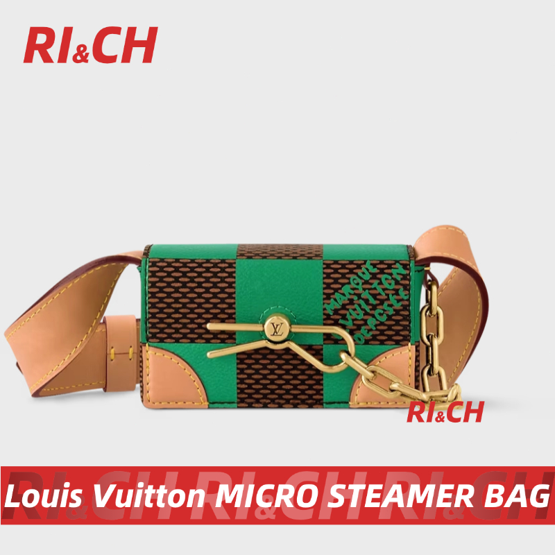 Louis Vuitton MICRO STEAMER BAG LV กระเป๋ารุ่น Micro Steamer #Rich ราคาถูกที่สุดใน Shopee แท้💯