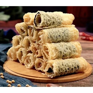 DayDay ฟองเต้าหู้ม้วนสาหร่าย 120g สาหร่ายแผ่นใหญ่ จุ่มเพียงแค่ 3 วิ