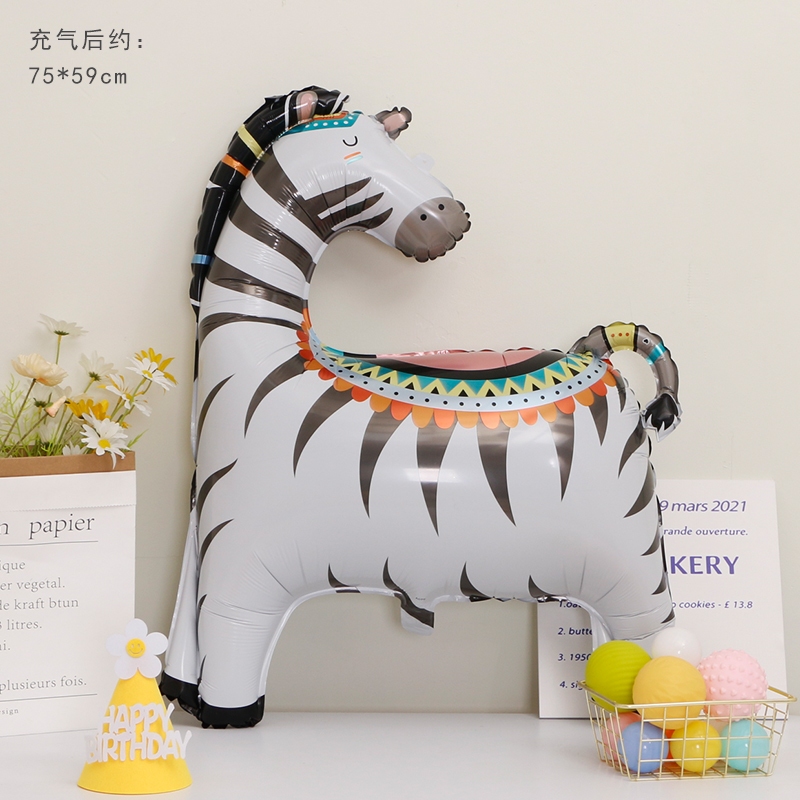 ลูกโป่งฟอยล์รูปสัตว์ ตกแต่งงานปาร์ตี้ งานวันเกิด  น่ารักสุดๆ ขนาดใหญ่ มีให้เลือกหลายแบบ - รูปที่ 6