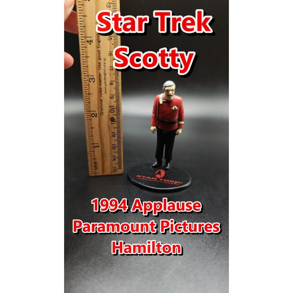 Star Trek Generations Scotty 3" PVC Figure 1994 Applause Paramount Pictures Hamilton