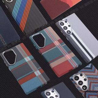 เคส S26 Ultra / S25U / S24U / S23 Ultra Case Kevlar MAG เคสลายเคฟล่า รองรับชาร์จแม่เหล็ก