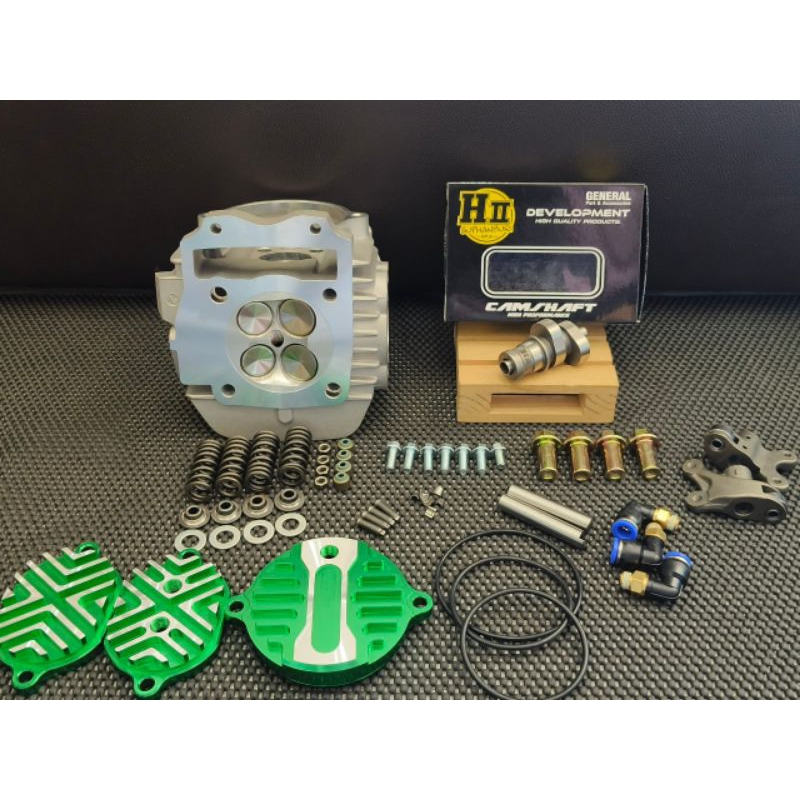 ฝาสูบ4วาล์วW125&ปลาวาฬ57,59,60,64,65,66,67,68 พร้อมอุปกรณ์ครบชุดใหญ่ สินค้าคุณภาพสูง