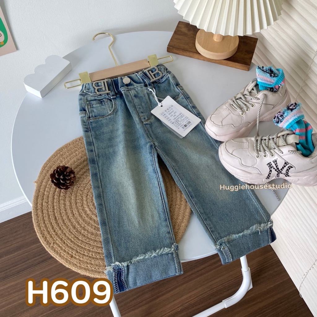 พร้อมส่ง กางเกงยีนส์ H609
