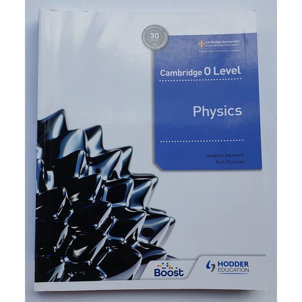 หนังสือ แบบเรียน ฟิสิกส์  มัธยมปลาย ม.4 CAMBRIDGE 0 Level Physics 358Page
