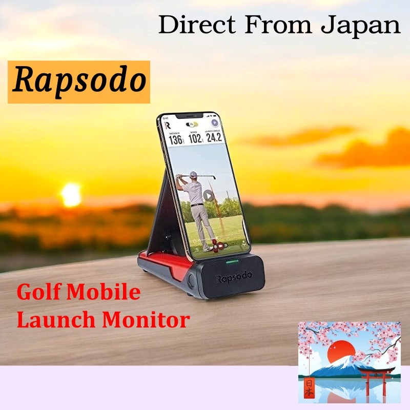Rapsodo Mobile Launch Monitor Golf Distance Measuring Device Laser Rangefinder Available for iPhone 