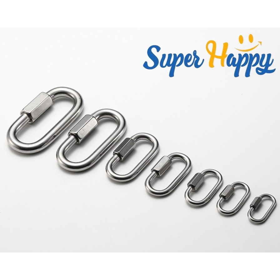 ควิกลิงค์ สแตนเลส Quick Link Stainless 304 ขนาด 4-10 มม.