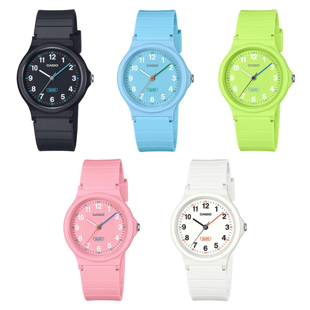Casio นาฬิกาข้อมือผู้หญิง รุ่น LQ-24,LQ-24B(LQ-24B-1B,LQ-24B-2B,LQ-24B-3B,LQ-24B-4B,LQ-24B-7B)