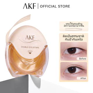 จัดส่ง 24 ชม🚚AKFสติ๊กเกอร์ตาสองชั้น akf ไร้รอย สีผิวธรรมชาติ มองไม่เห็น ติดทน 120 ชิ้น เครื่องสำอาง