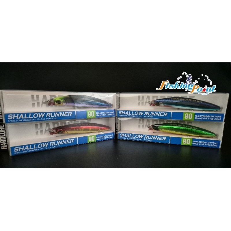 เหยื่อปลอม DUEL HARDCORE SHALLOW RUNNER (F) 90 mm.