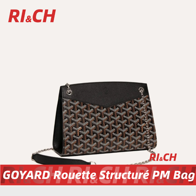 GOYARD Rouette Structuré PM Bag Shoulder Bag กระเป๋าสะพาย  #Rich ราคาถูกที่สุดใน Shopee แท้💯