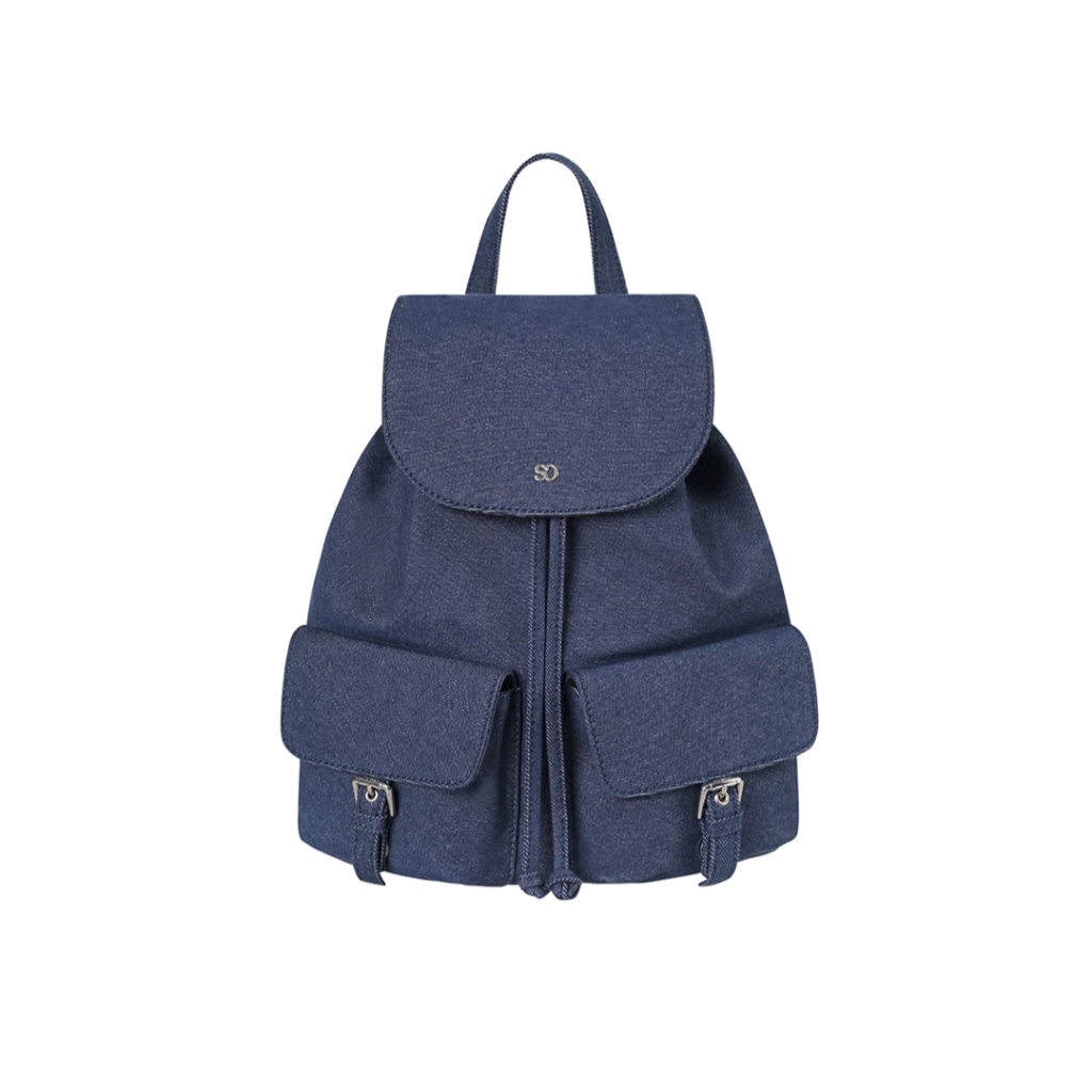Stand Oil Hug Backpack - 허그 백팩 (Denim, Gray Denim, Black, Baby Pink)