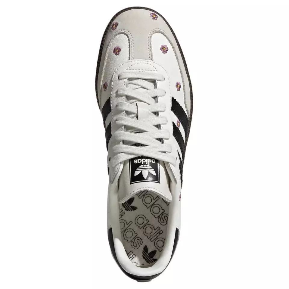 ของแท้ 100% atmos x FACE x adidas Samba OG Black White Embroidered Daisies Floral IF4397 IF4398 H03848 Sneaker