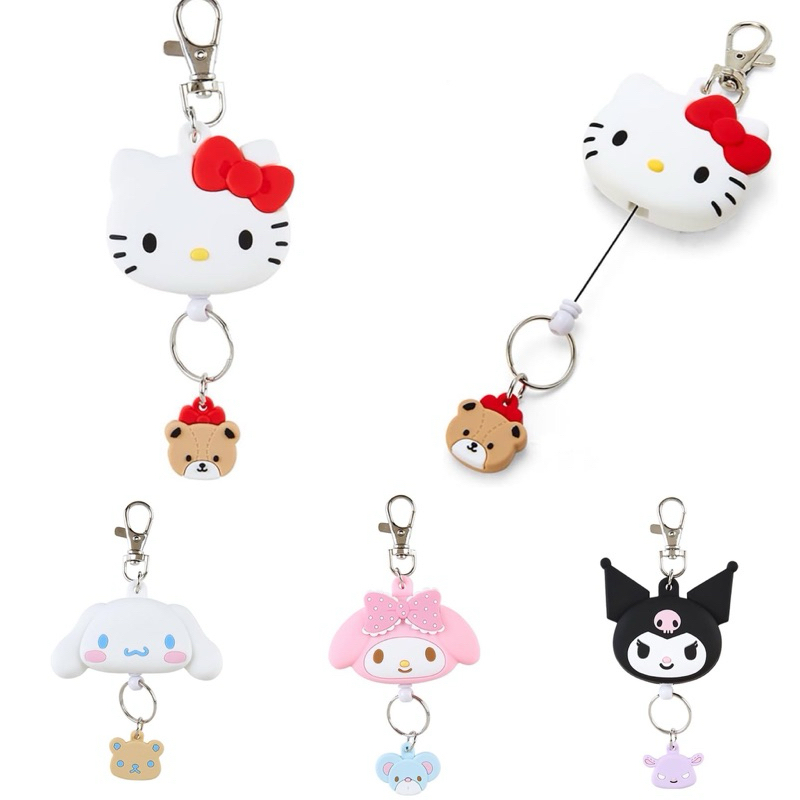 พวงกุญแจ Sanrio kitty kuromi melody keychain ของแท้ จากญี่ปุ่น Sanrio Japan Kitty tiny chum ( sanrio กิ๊บ )
