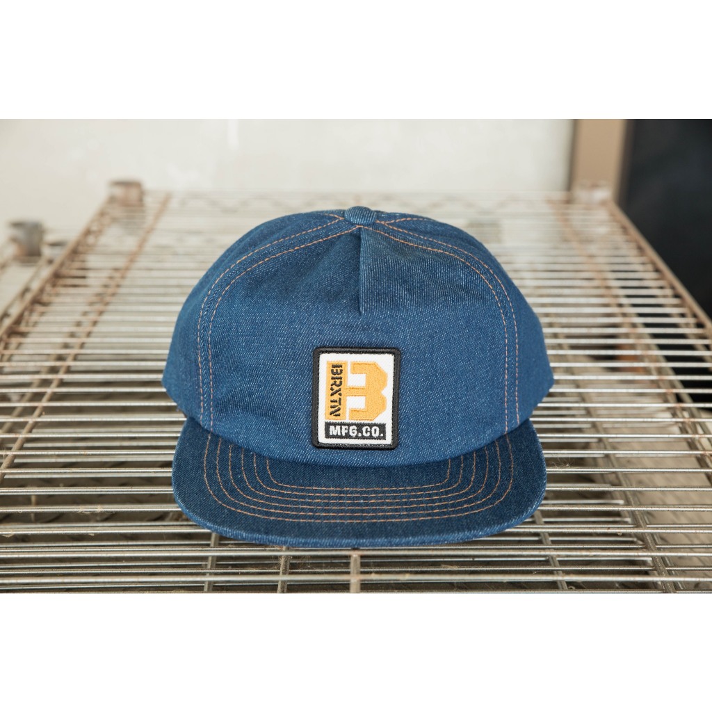 brixton denim snapback
