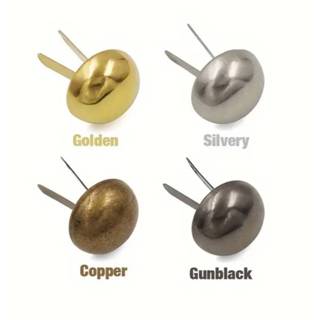 หมุดรองก้นกระเป๋าทรงกลม แพ็ค 10 ชิ้น มี 3 สี 2 ขนาดให้เลือกใ…