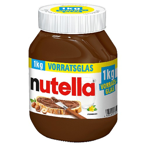 Nutella spread ขนาด 1,000 กรัม ขวดแก้ว สินค้าจากเยอรมัน exp.16/02/25