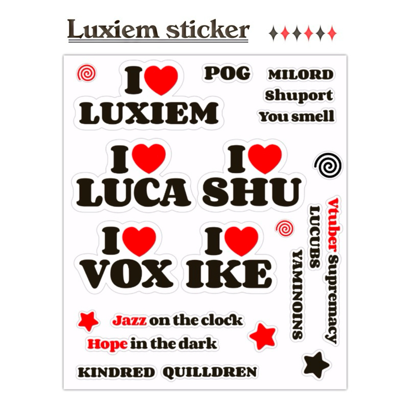 ( himoomood ) sticker LUXEIM nijisanji en