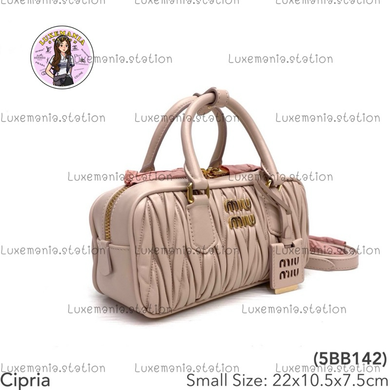 : New!! Miu Miu Arcadie Matelasse Bag 5BB142 ก่อนกดสั่งรบกวนทักมาเช็คสต๊อคก่อนนะคะ