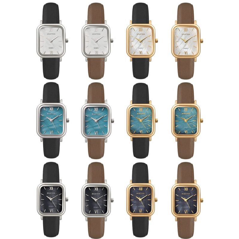 พรีออเดอร์ Rumtton รุ่น Harbor Leather Watch