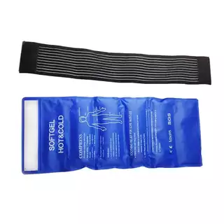 Softgel Hot&Cold ถุงเจลแบบมีสายรัด เจลประคบร้อนเย็น ถุงเจลประคบร้อนเย็น ถุงประคบร้อนเย็น ที่ประคบร้อนเย็น