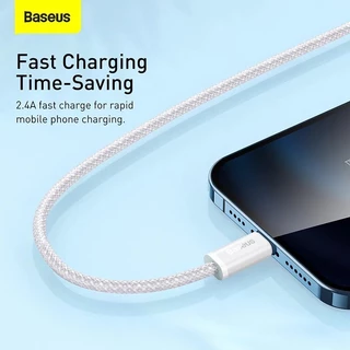 Baseus สายชาร์จไอโฟน 2.4A Data Cable fast charging สายชาร์จ USB To IP ชาร์จไว