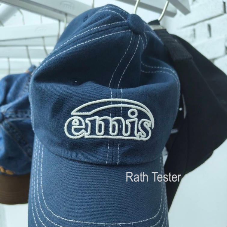 รุ่นใหม่ หมวก Emis White Stitch Ball Cap สี Navy ของแท้ 100% พร้อมส่ง