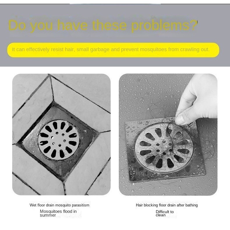 สติ๊กเกอร์กรองท่อระบายน้ำแบบใช้แล้วทิ้งป้องกันแมลงและเส้นผมอุดตัน เหมาะสำหรับอ่างล้างหน้า ห้องน้ำ ห้องครัว - รูปที่ 4