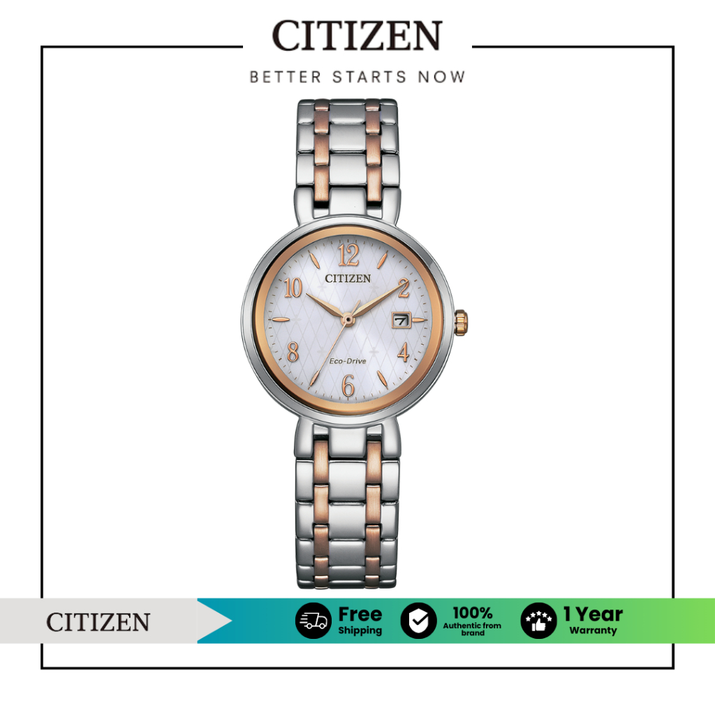 CITIZEN Eco-Drive EW2696-84A Lady Watch ( นาฬิกาผู้หญิงพลังงานแสง )