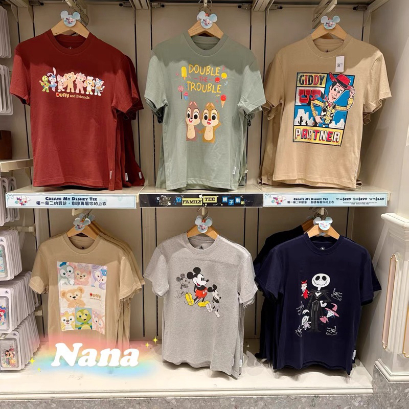 เสื้อยืด เสื้อแขนยาว ชุดเดรสดิสนีย์แท้ Disney Shanghai ของแท้