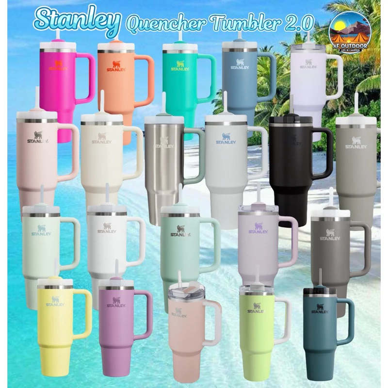 ❄️พร้อมส่ง ของแท้100%❄️ STANLEY Adventure Quencher Tumbler 2.0 รุ่นใหม่ 30,40 Oz แก้วเก็บความเย็น