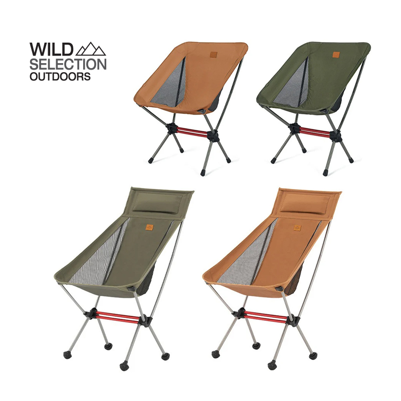 เก้าอี้แคมป์ปิ้ง เก้าอี้พับ Natureheak น้ำหนักเบา Stellaluna L01, L02 ultra light chair CNK2350JJ017