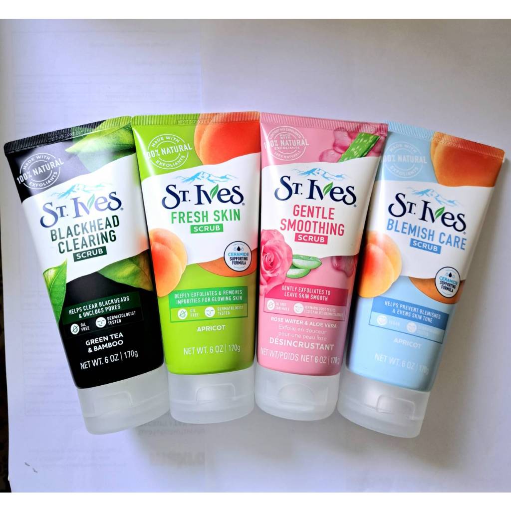St.Ives Scrub 170 g. เซนท์ไอฟ สครับขัดผ​ิ​วหน้า นำเข้าจากอเมริกา