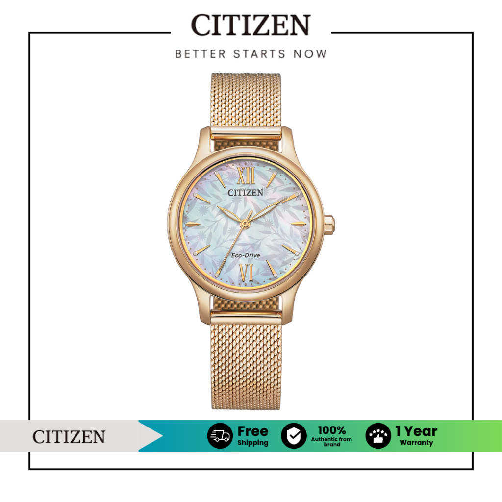 CITIZEN Eco-Drive EM0892-80D Lady Watch ( นาฬิกาผู้หญิงพลังงานแสง )