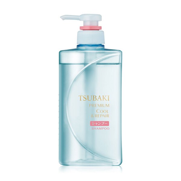 tsubaki premium cool & repair shampoo 490ml