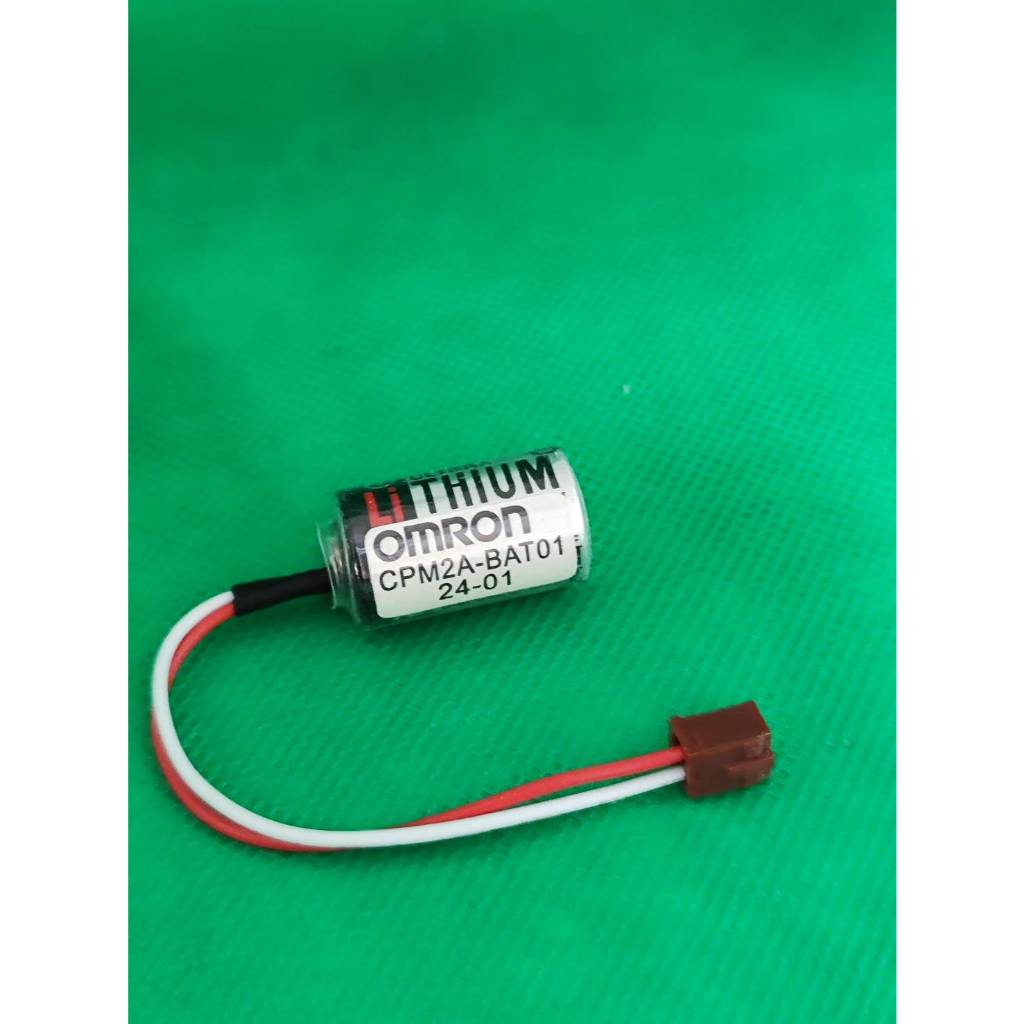 แบตเตอรี่ ER3V/3.6V TOSHIBA แจ็คดำ Lithium Batterry for PLC FBT030A 3.6V 4P ปลั๊กขาว omron CPM2A-BAT01