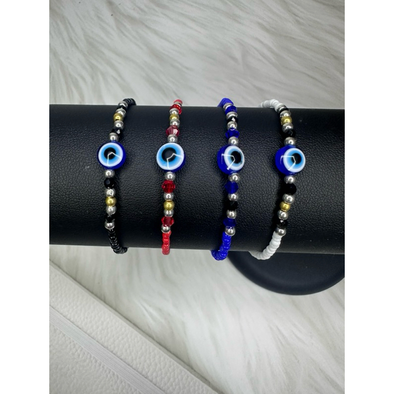 สร้อยข้อมือ Evil Eye ป้องกันสิ่งชั่วร้าย ของแท้จากตุรกี ข้อมือ 15 cm ขึ้นไป
