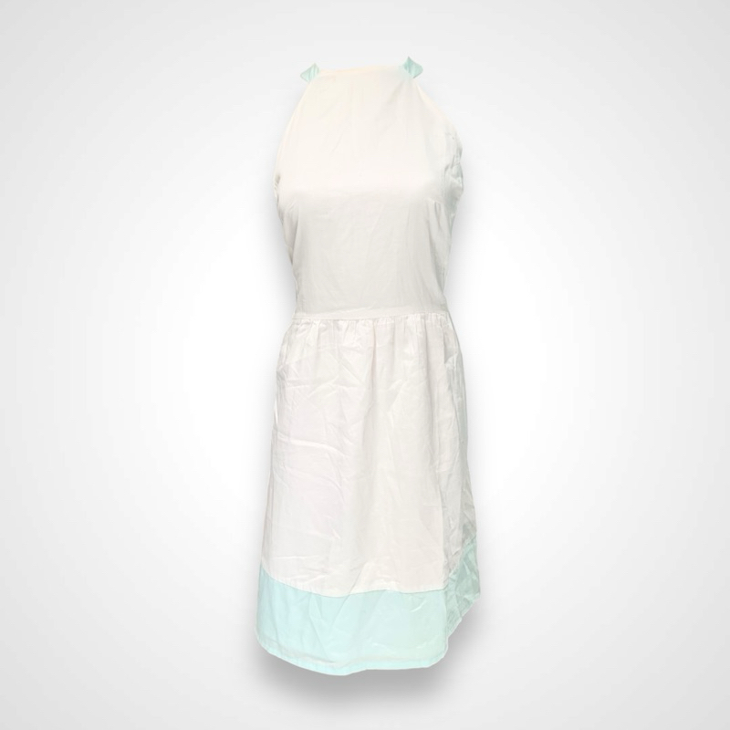 Promod ( DS124 ) ชุดเดรสผู้หญิง สีขาวขอบฟ้า มือหนึ่ง เซลตำหนิ พร้อมส่ง