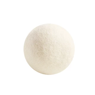 ลูกบอลซักผ้า ดรายชี Wool Dryer Balls ทำจากขนแกะแท้100% ล้วนทั้งลูก 1 ชุด บรรจุ 6 ลูกพร้อมถุงผ้า ช่วยลดรอยยับผ้าจากการซับ