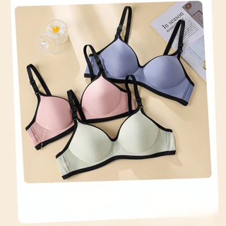 เสื้้อในผู้หญิง รุ่น B-053 สีพลาสเทลน่ารักๆ เสื้อในไร้โครง ดันทรง มีฟองน้ำในตัว สินค้าพร้อมส่ง(แนะนำสั่งเพิ่ม2ไซส์นะคะ)