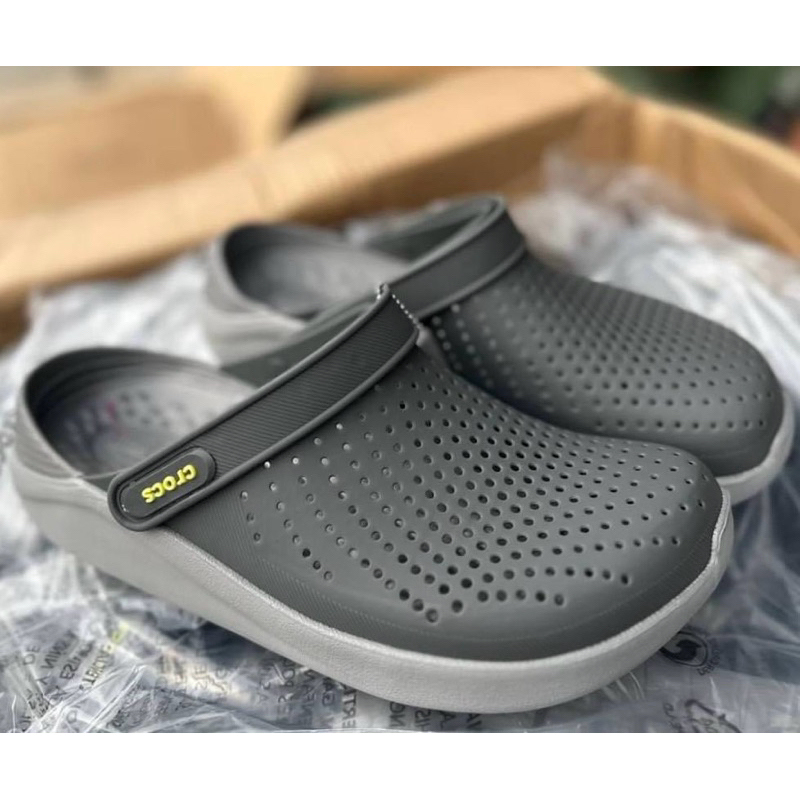 Crocs Lite Ride Clog รองเท้าแตะ แบบลำลอง มาใหม่สุดฮิต ใส่ได้ทุกเพศ มีส่วนลดราคา