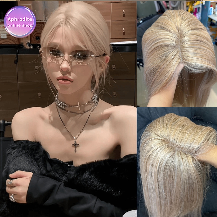 วิกผมสวย Lace wigs วิกผมยาว  สไตล์เกาหลี จะใส่ไปเที่ยว วิกผม วิกผมบลอนด by Aphrodite