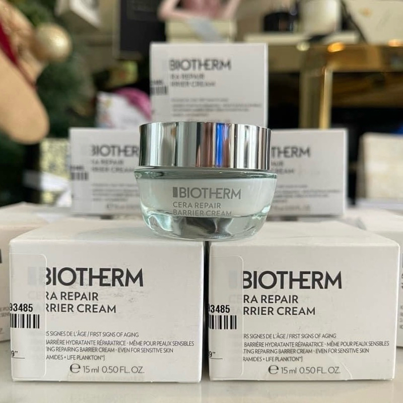 Biotherm Cera Repair Barrier Cream 15 ml ครีมเสริมปราการผิวแข็งแรง