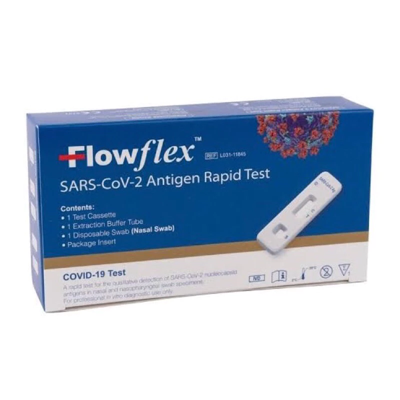 ชุดตรวจโควิด Flowflexแบบจมูก/น้ำลาย 2in1 ผลตรวจแม่นยำ👍🏻ของแท้ 💯% พร้อมส่ง🔥